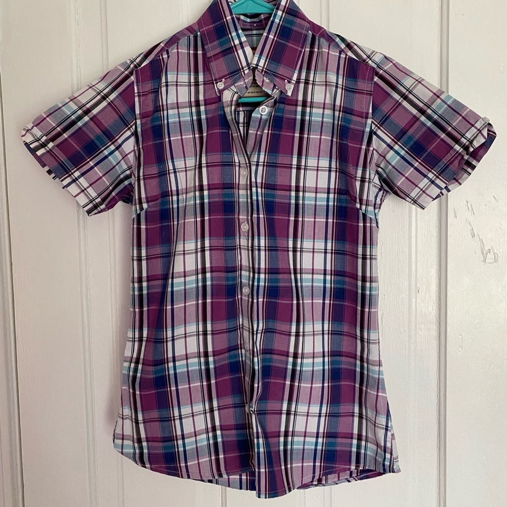 Mod 66 Purple and Blue Button Down